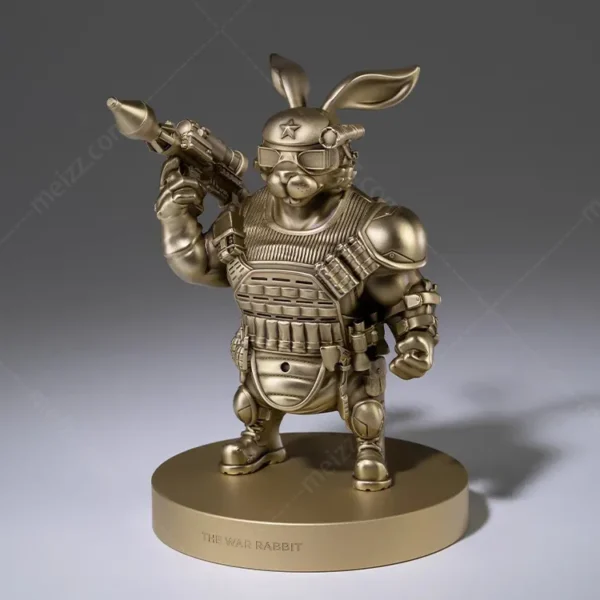 brass rabbit figurine