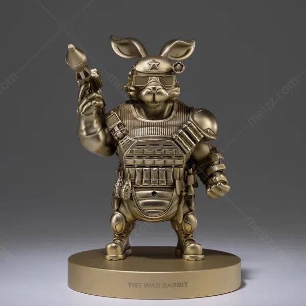 brass rabbit figurine