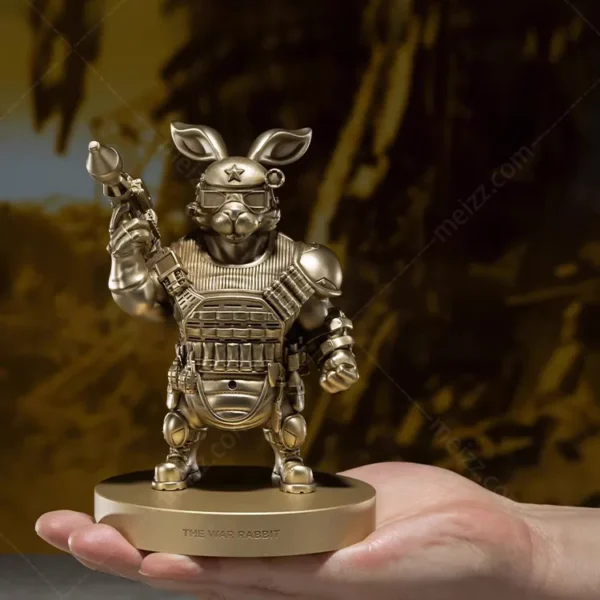 brass rabbit figurine