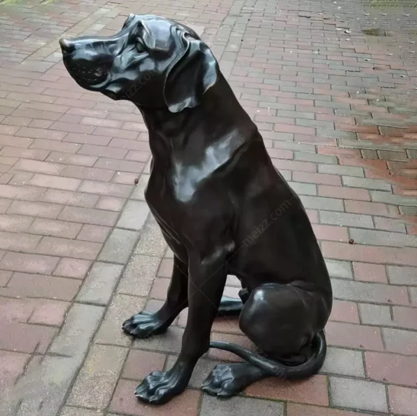 labrador statue for garden