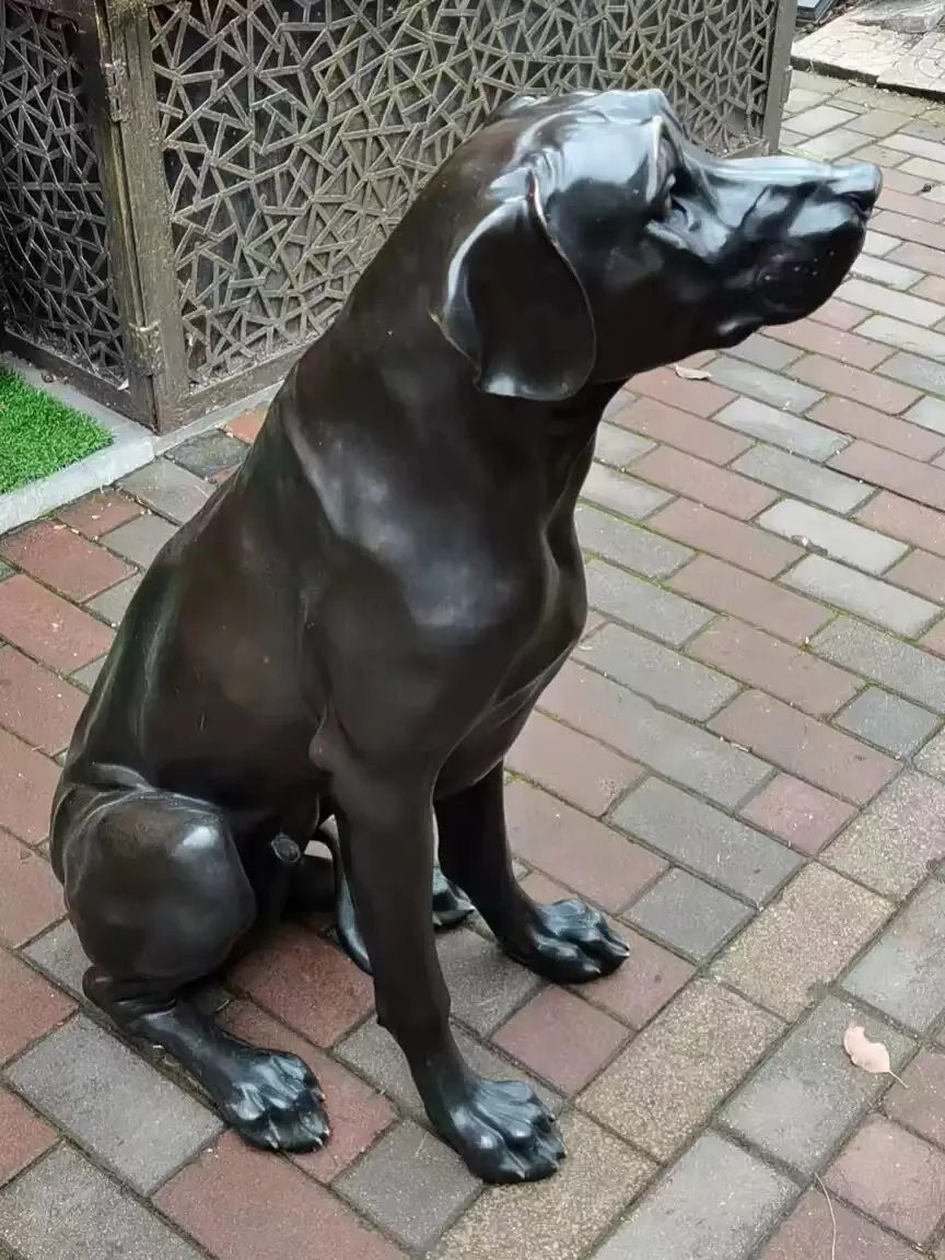 labrador statue for garden