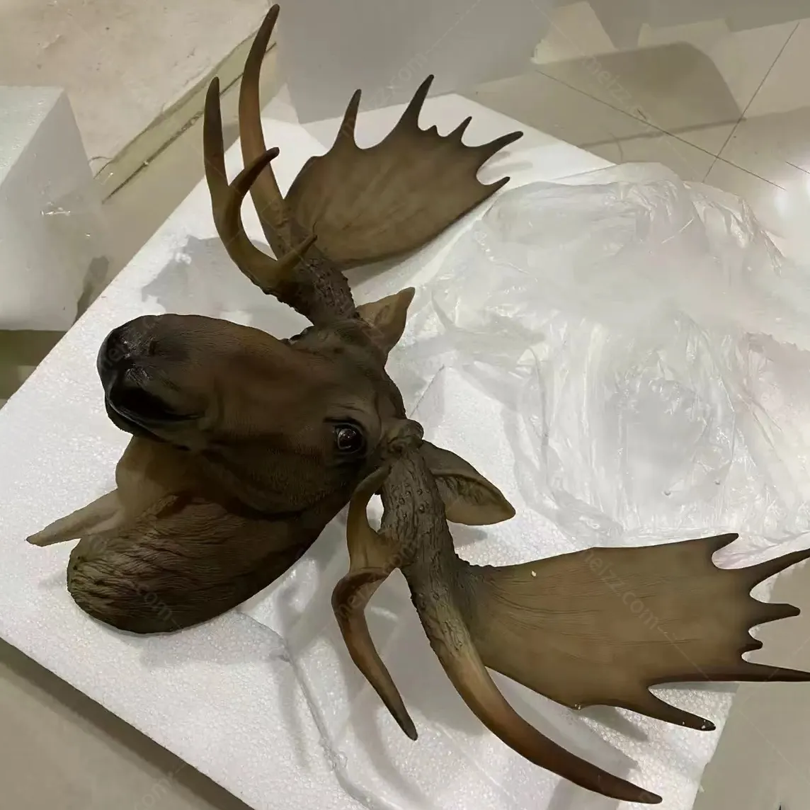moose head sculpture