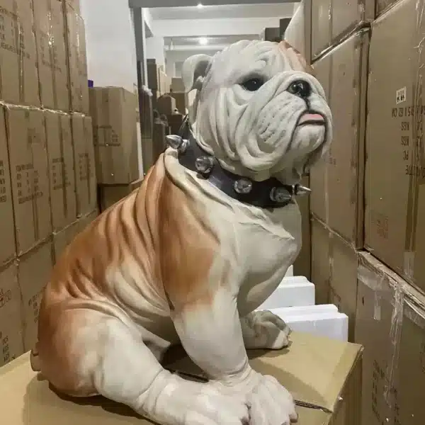 british bulldog sculpture