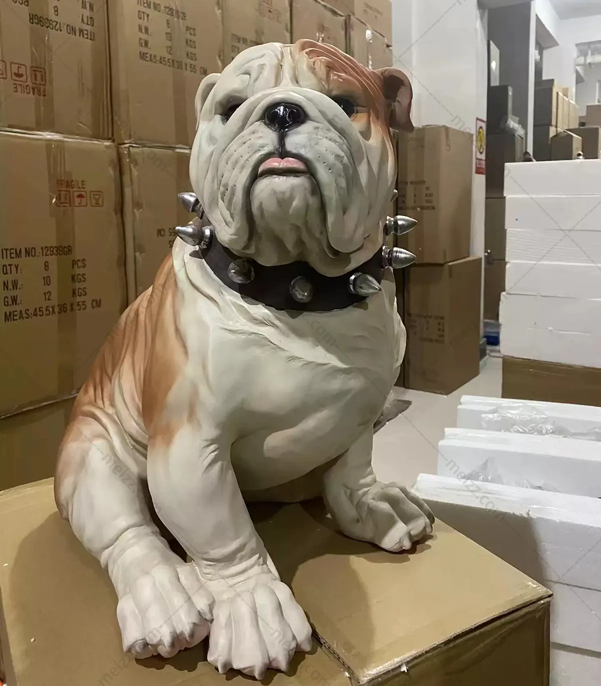 british bulldog sculpture