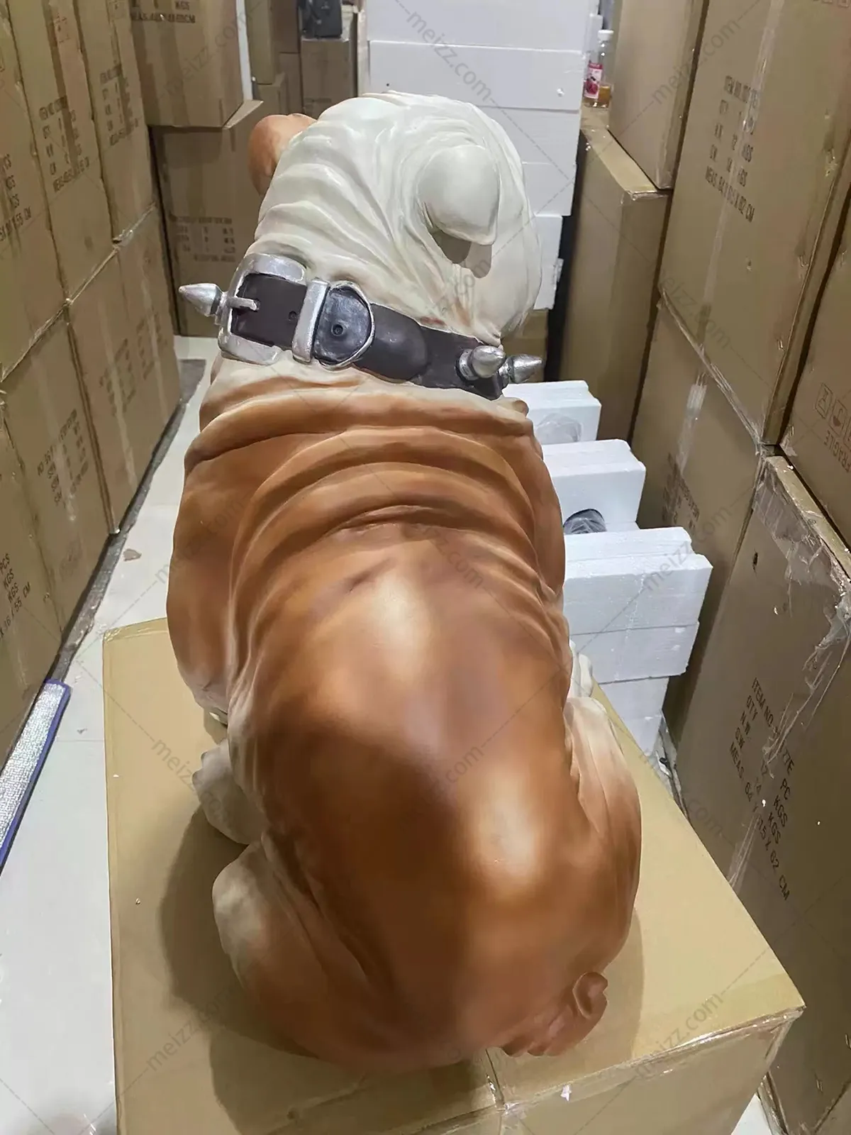 british bulldog sculpture