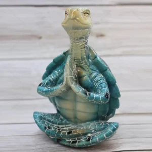 Sea Turtle Yoga Statue