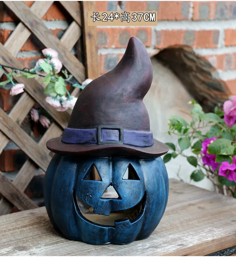 halloween pumpkin statue