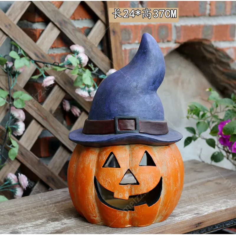 halloween pumpkin statue