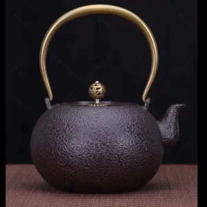 black iron kettle