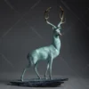 Bronze Deer Sculpture