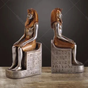 seated pharaoh statue