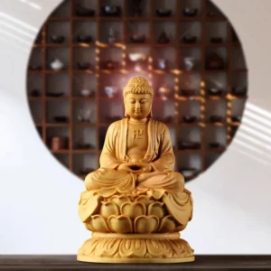 wooden buddha ornament