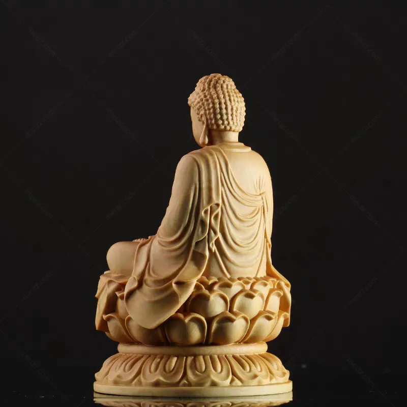 wooden buddha ornament