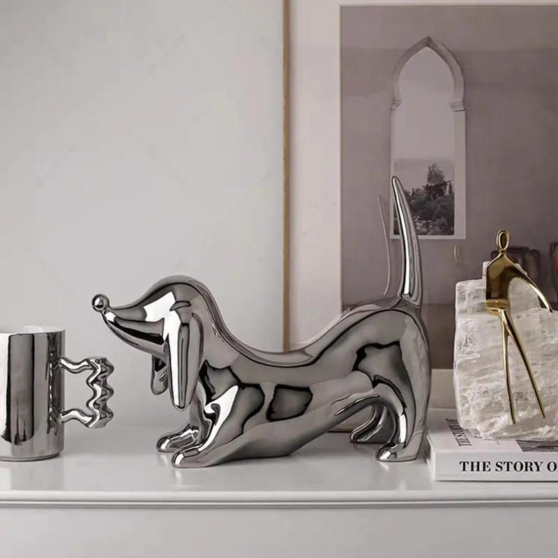 dachshund art sculpture
