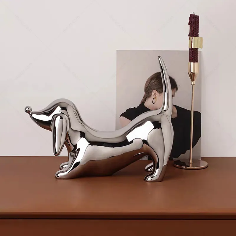 dachshund art sculpture