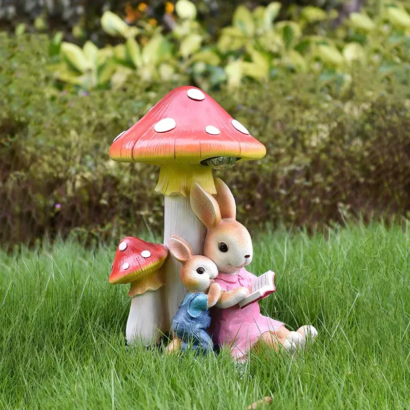 rabbit garden sculpture