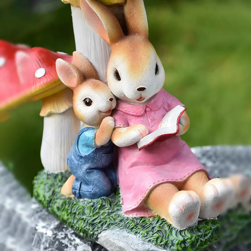 rabbit garden sculpture