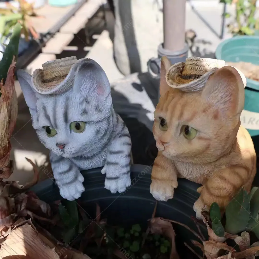 Cat lawn ornaments