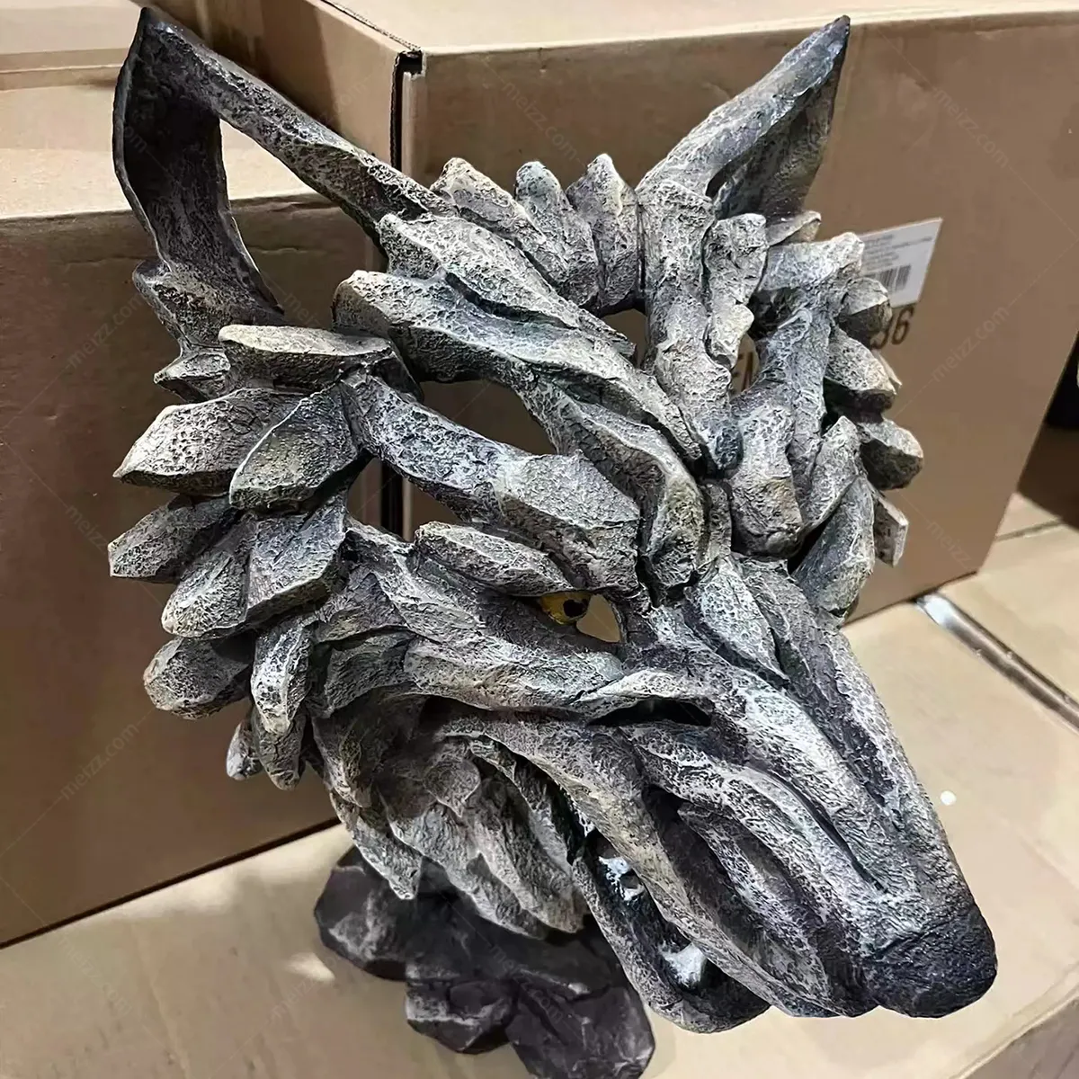 edge rhino sculpture