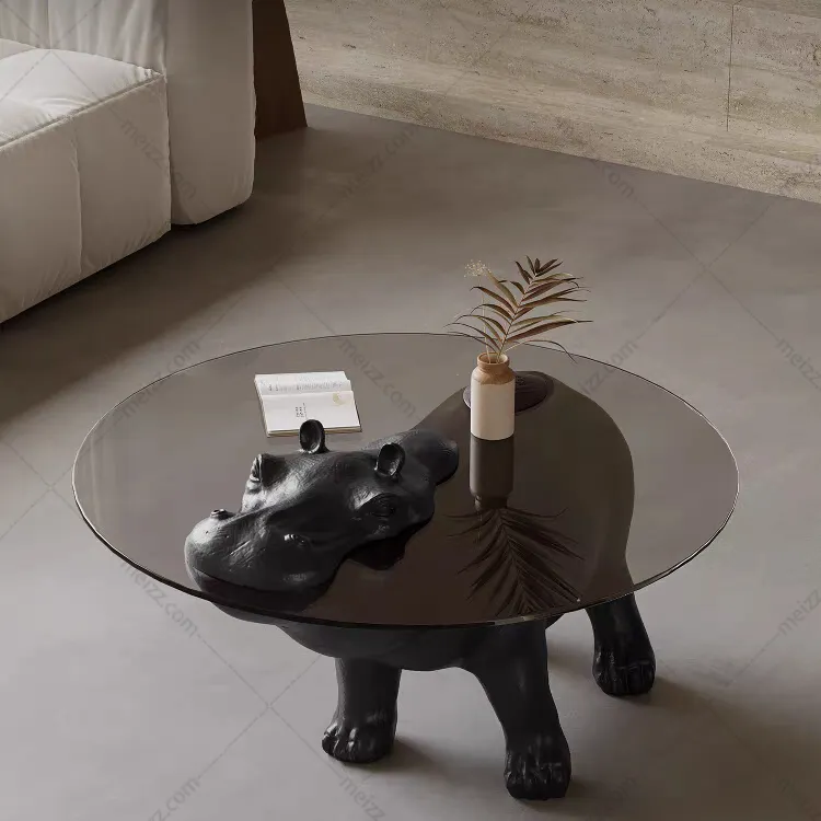 Hippo Glass Coffee Table