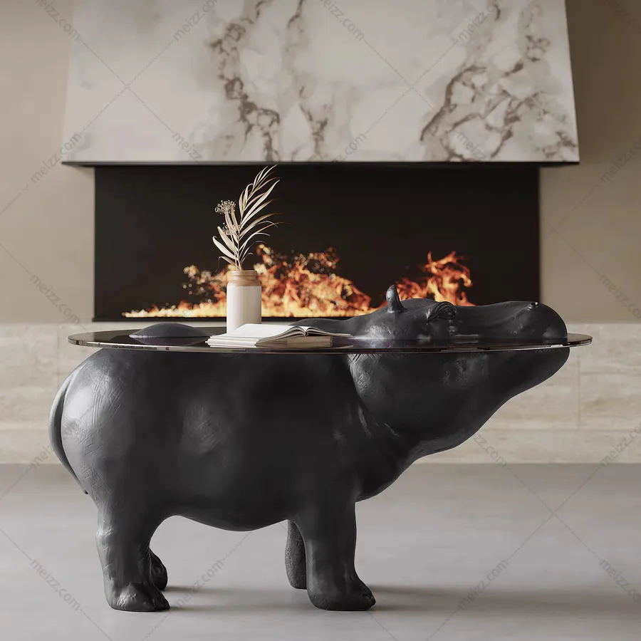 Hippo Glass Coffee Table