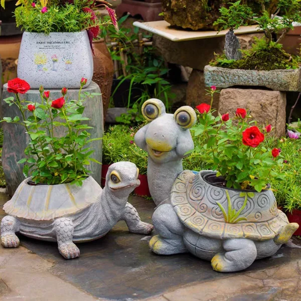 Turtle Pot Planter