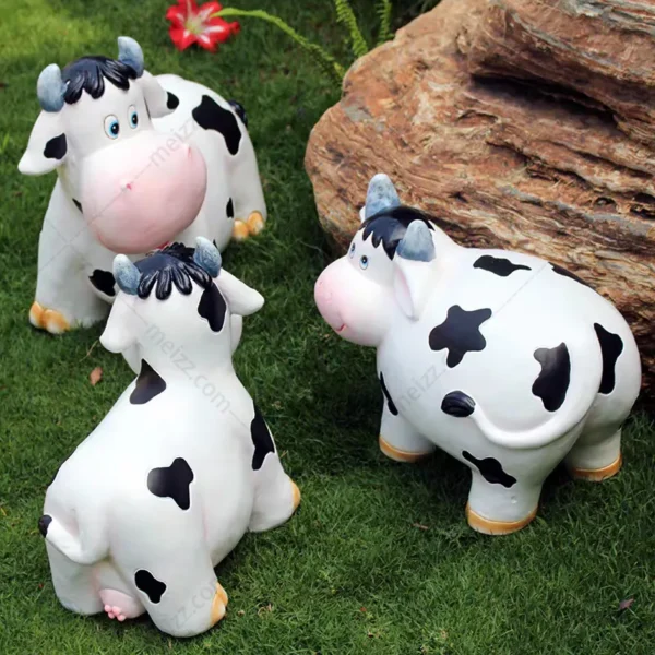 resin cow statue