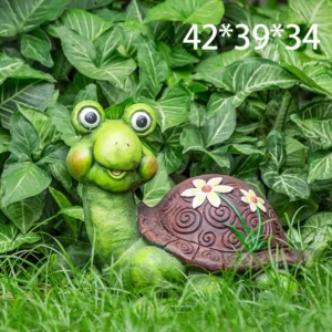 snail statue for garden