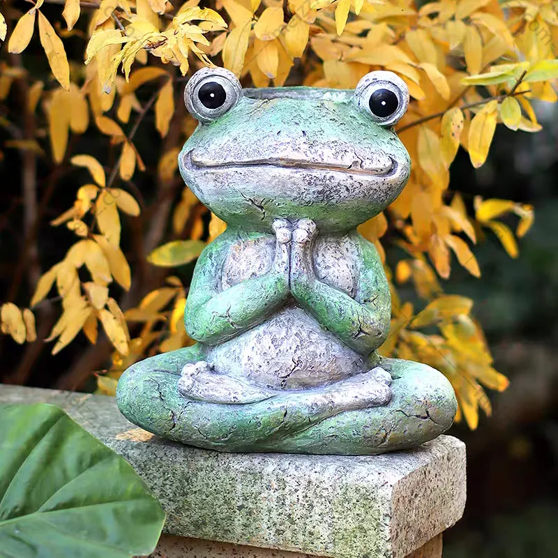 frog flower pot