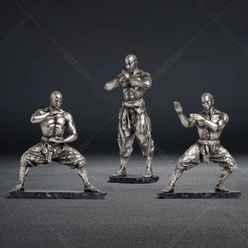 pushing man bookends