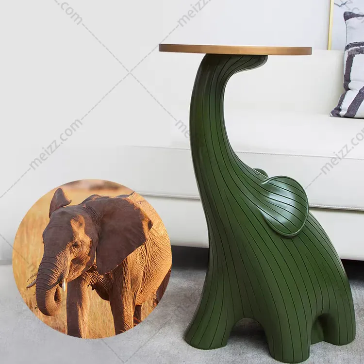 small elephant side table