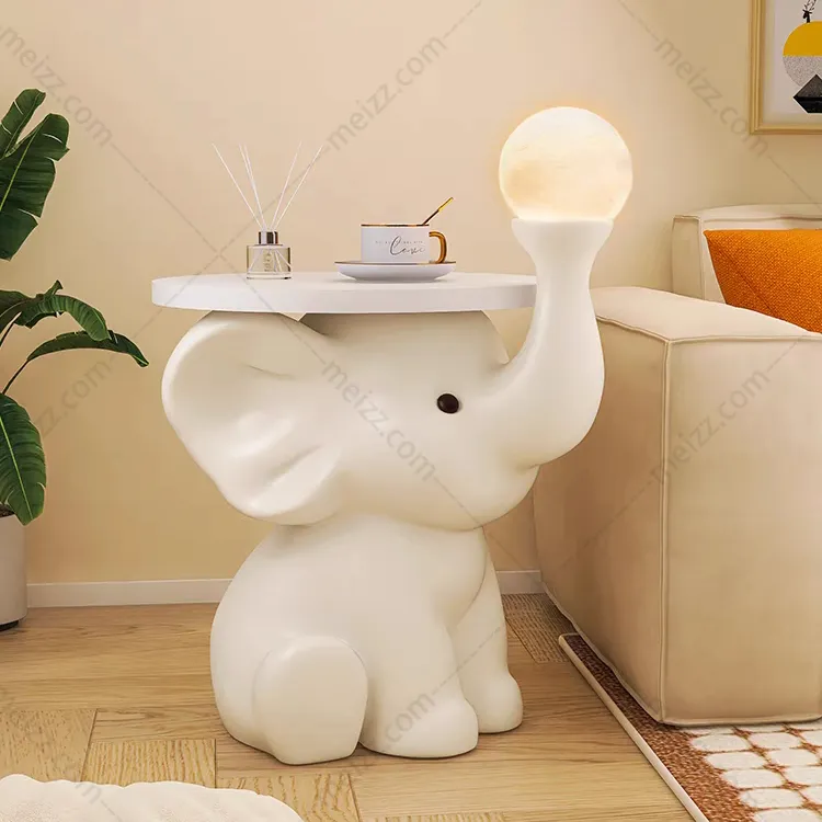 elephant end table