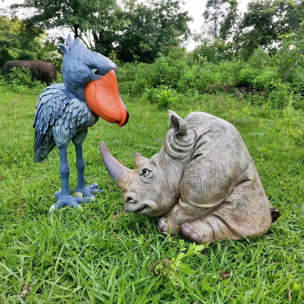 rhino garden ornament