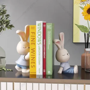 bunny rabbit bookends