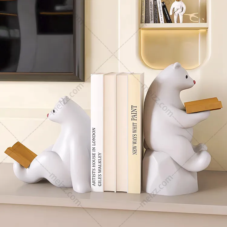 polar bear book ends