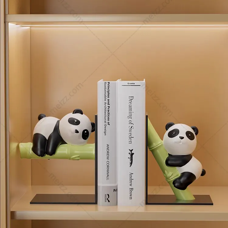 Panda Bookends