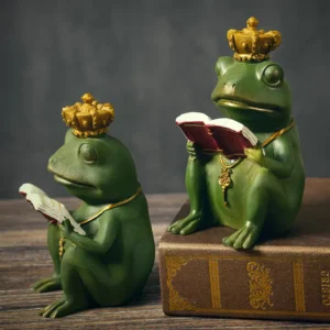 frog prince bookends