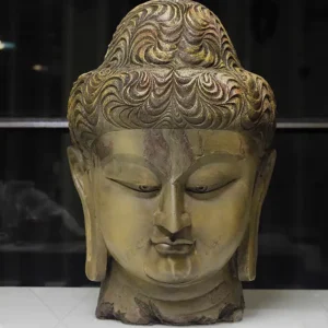 thai buddha head statue