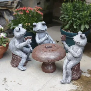frog garden decor