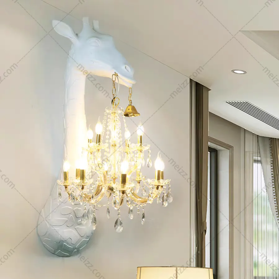 giraffe wall lamp
