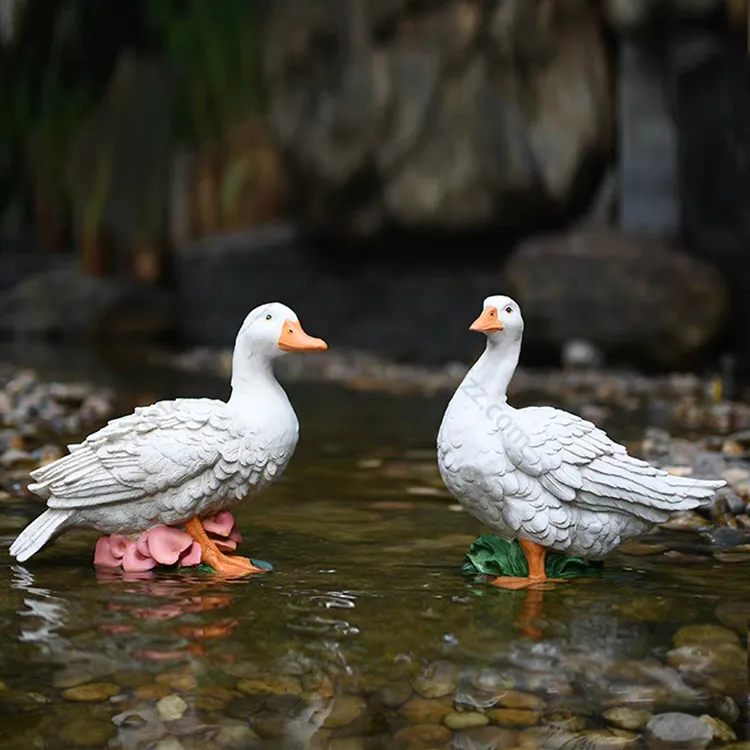 duck lawn statues