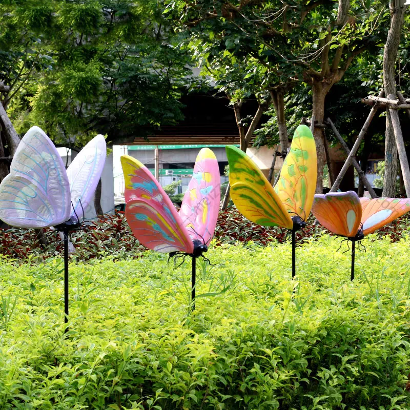 butterfly outdoor solar lights