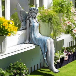 sitting garden angel