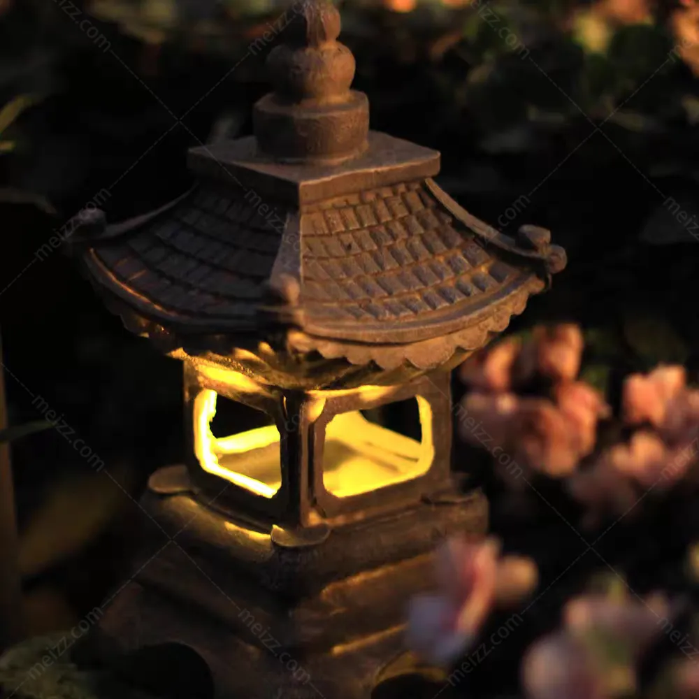 Pagoda Solar Lights Outdoor