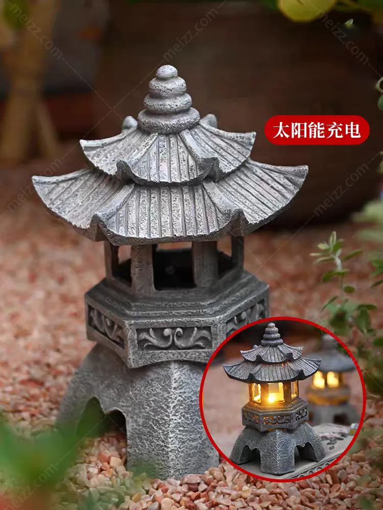 Pagoda Style Solar Lights