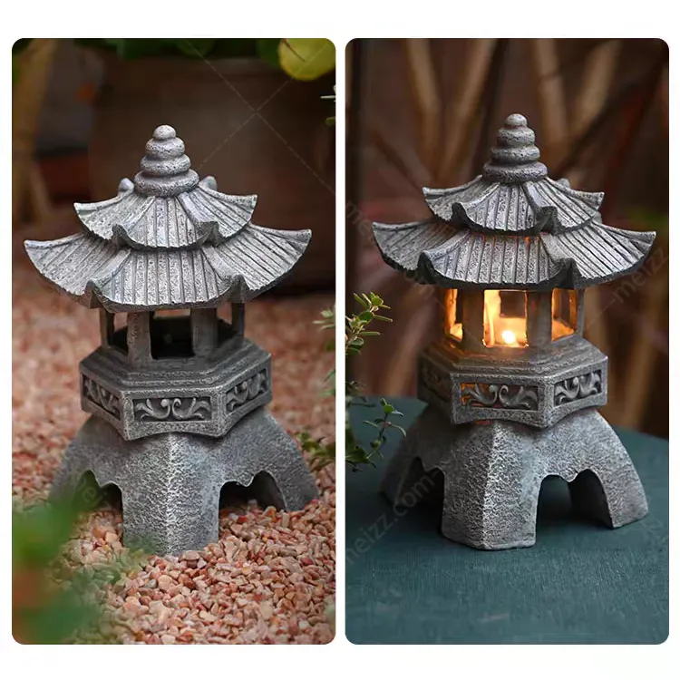Pagoda Style Solar Lights