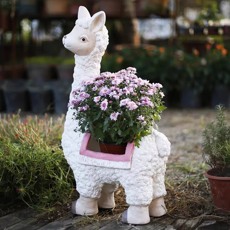 alpaca flower pot