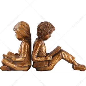boy and girl bookends