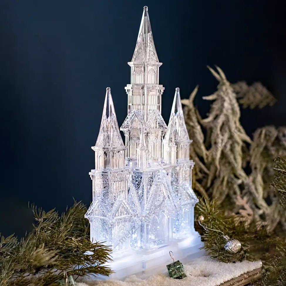 crystal house ornament