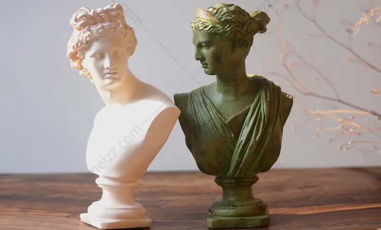 Apollo Head Sculpture